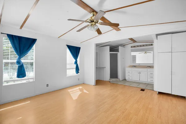 a view of a white house