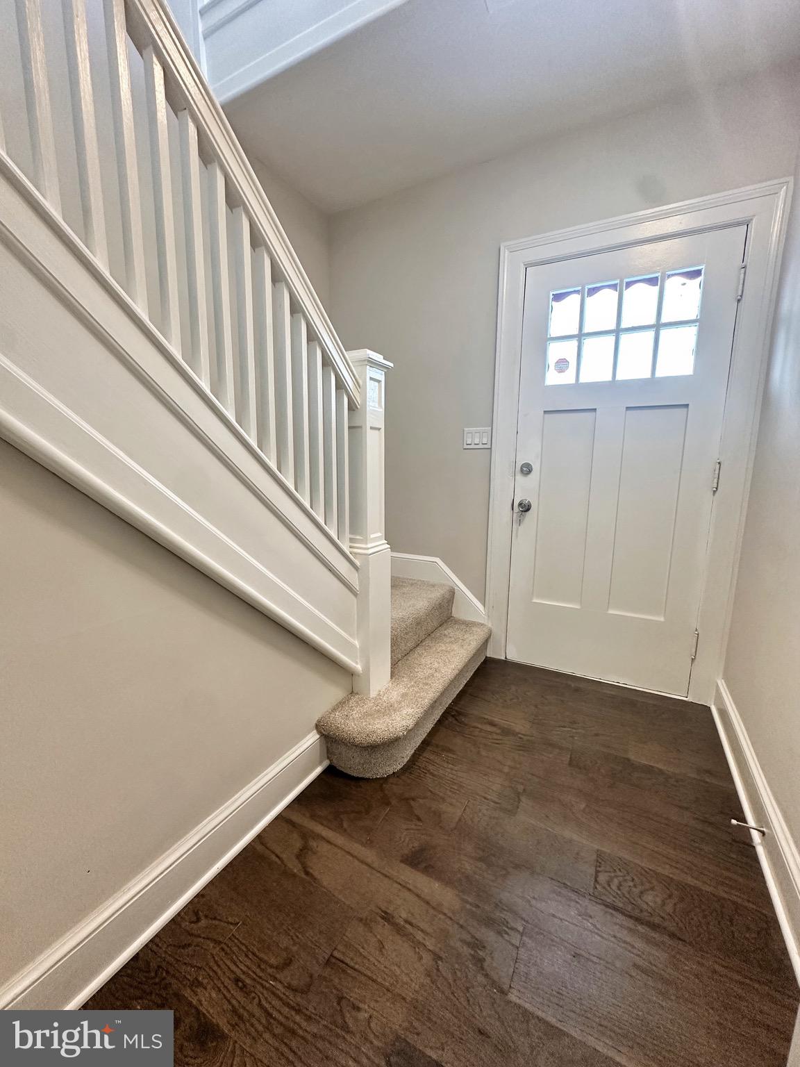 603 Brookwood Road Baltimore, MD 21229 - Photo 19 of 33 a view of entryway with wooden floor
