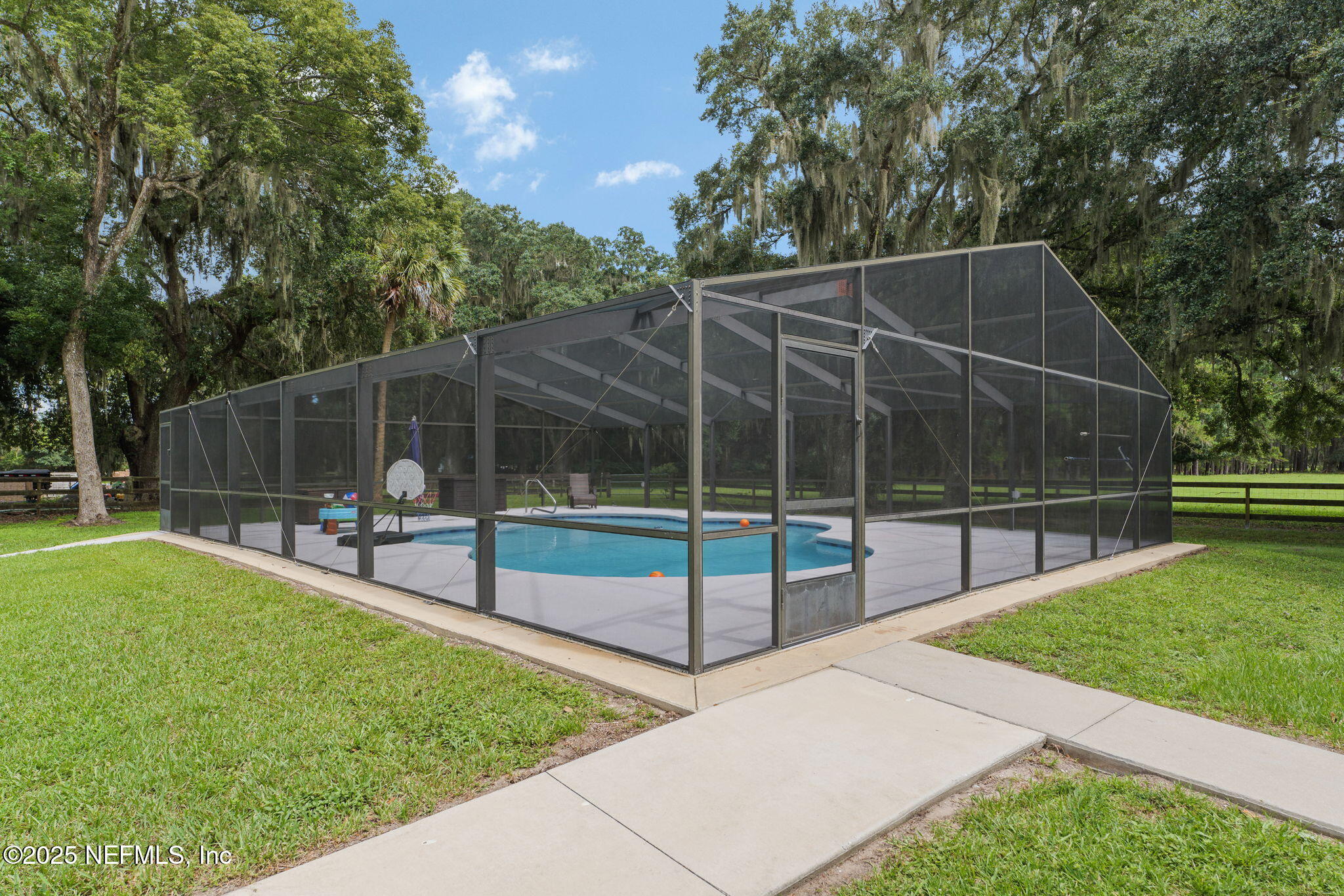 4575 Wolfe Road St. Augustine, FL 32092 - Photo 36 of 60 Fully screened in pool