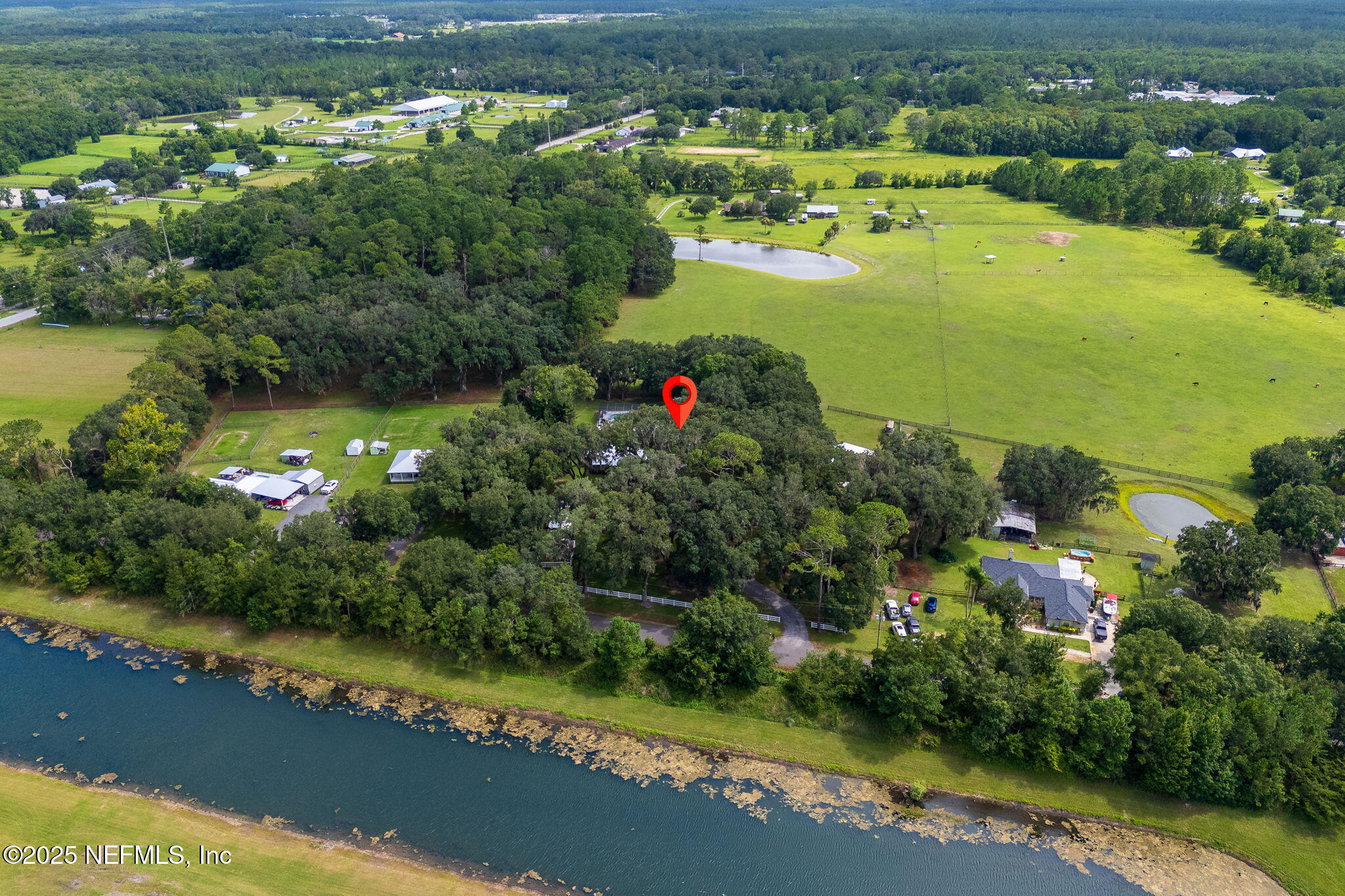 4575 Wolfe Road St. Augustine, FL 32092 - Photo 58 of 60 Drone aerial of property