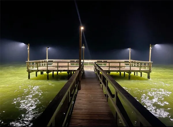 a view of a swimming pool
