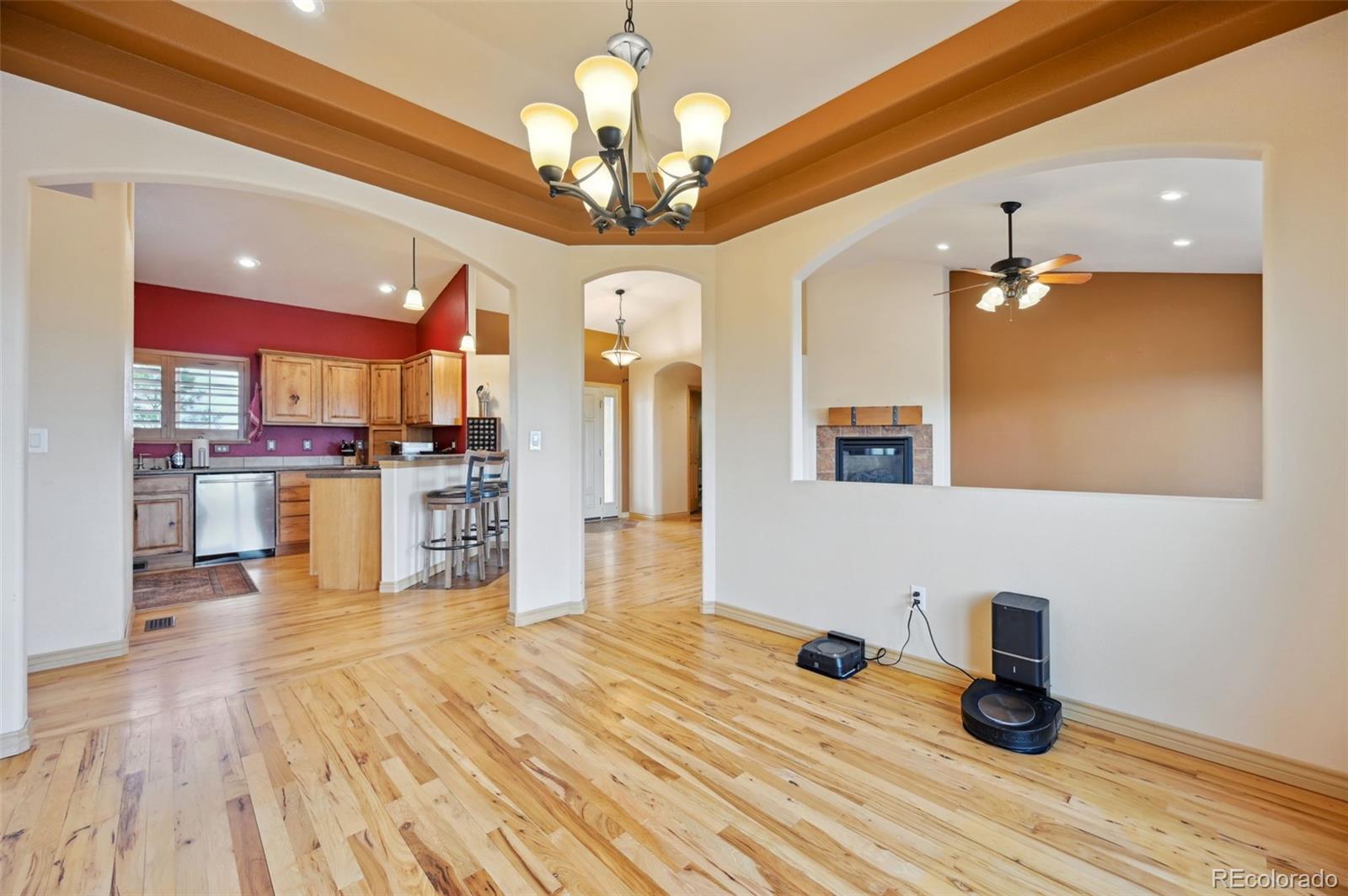 1625 North Yoder Road Yoder, CO 80864 - Photo 13 of 50 a view of a kitchen and dining room