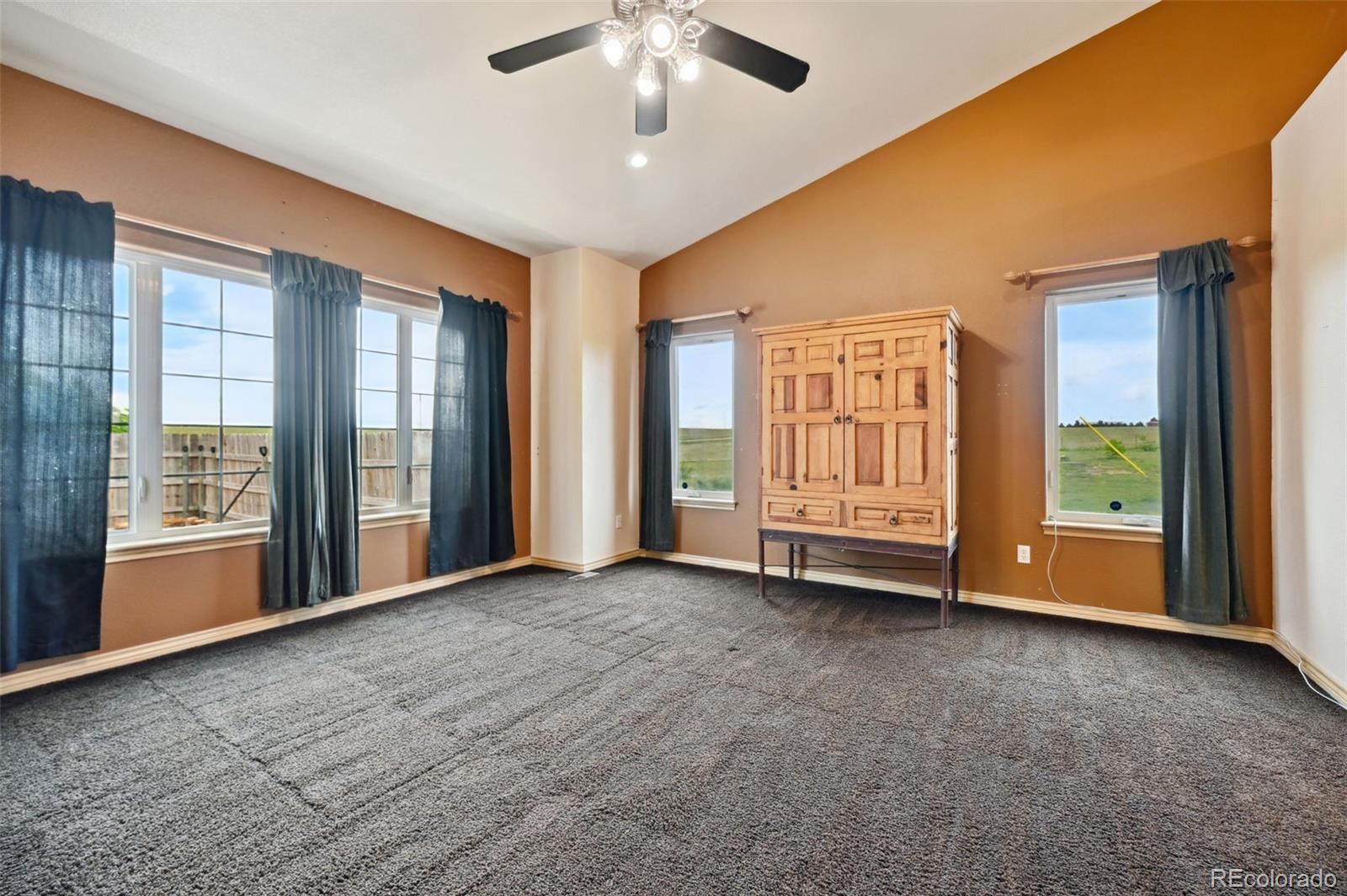 1625 North Yoder Road Yoder, CO 80864 - Photo 16 of 50 a view of an empty room with a window