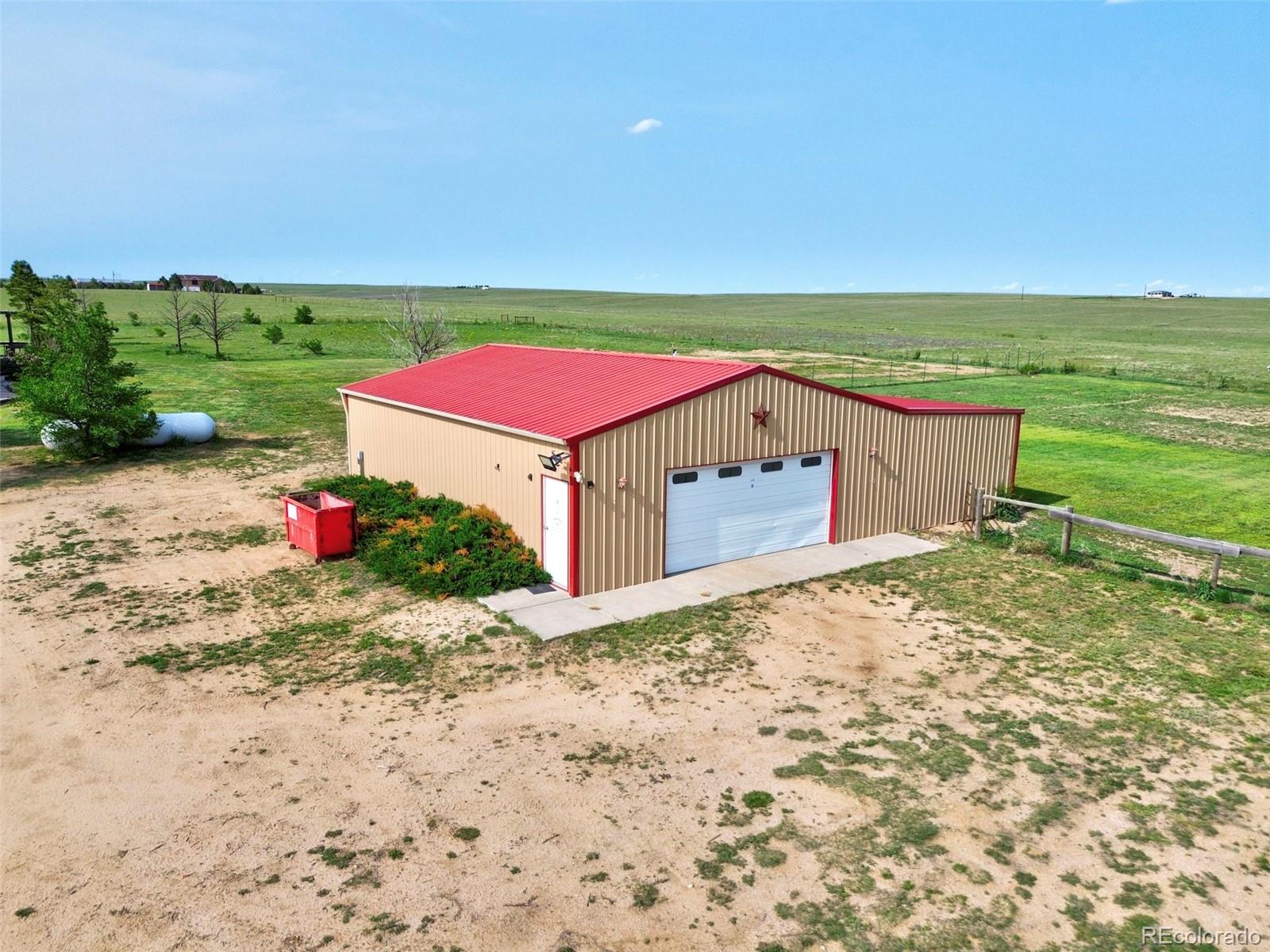 1625 North Yoder Road Yoder, CO 80864 - Photo 38 of 50 a view of a dry yard with wooden fence