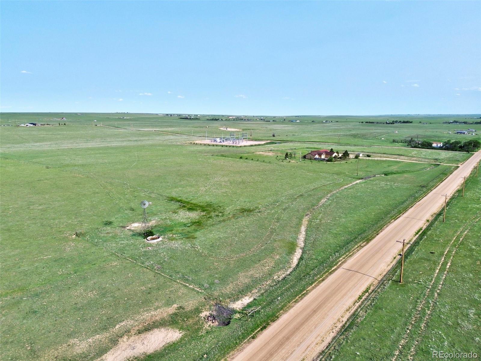1625 North Yoder Road Yoder, CO 80864 - Photo 42 of 50 a view of a field with an ocean