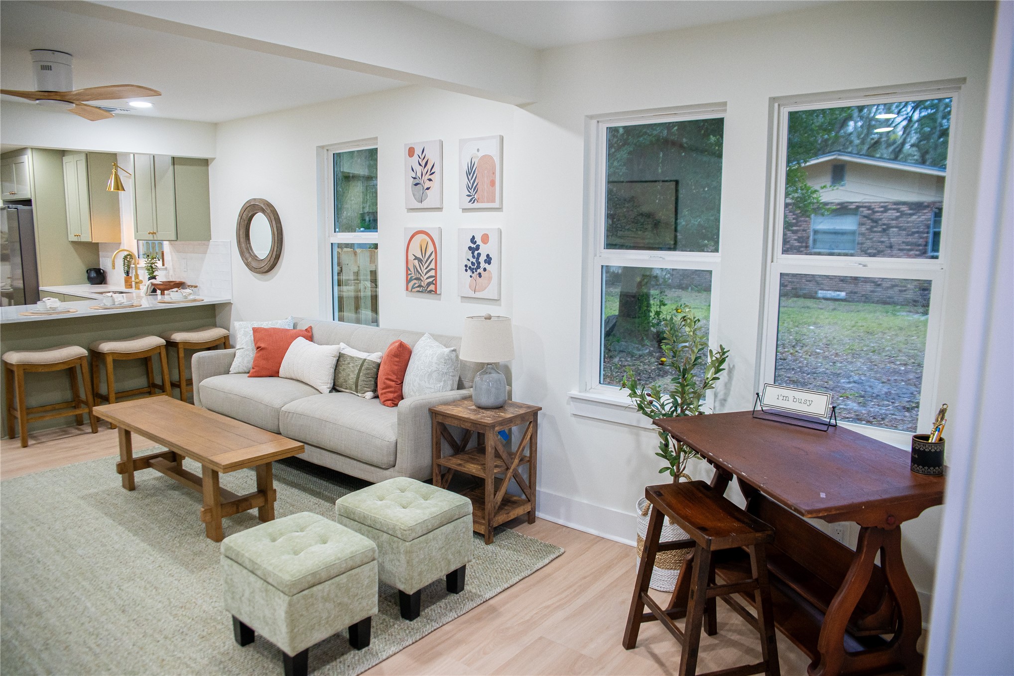 610 Division Street Fernandina Beach, FL 32034 - Photo 9 of 43 a living room with furniture and a window