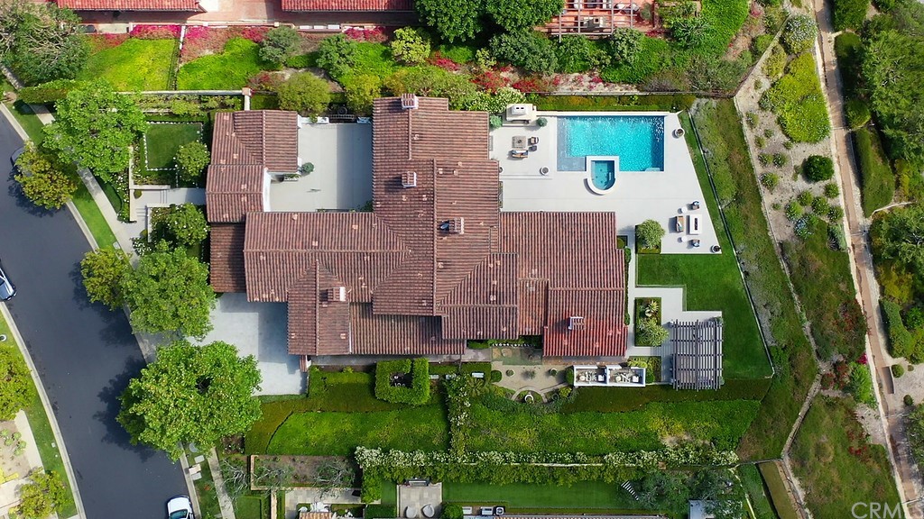 9 Offshore Newport Coast, CA 92657 - Photo 69 of 75 an aerial view of a house with a garden and trees