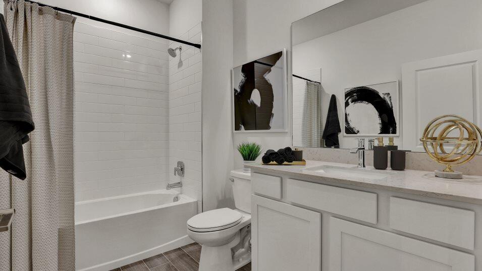 19788 Whispering Creek Road Loxahatchee, FL 33470 - Photo 6 of 14 a bathroom with a sink a toilet and a bathtub