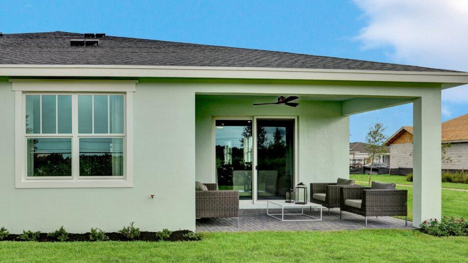 19788 Whispering Creek Road Loxahatchee, FL 33470 - Photo 8 of 14 a house view with a garden space