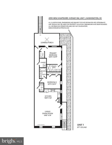$525,000 | 4315 New Hampshire Avenue Northwest, Unit 1, Washington, DC 20011