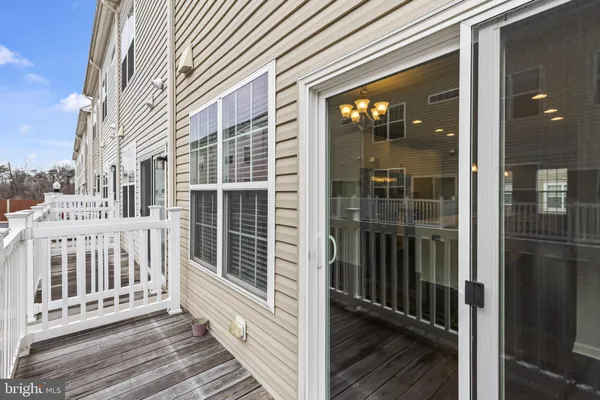 a view of porch with a porch