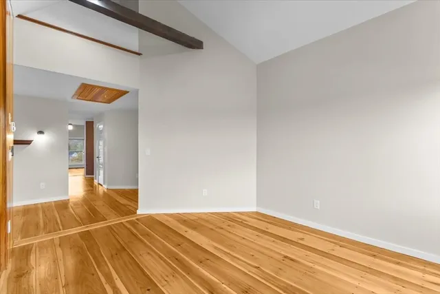 a view of empty room