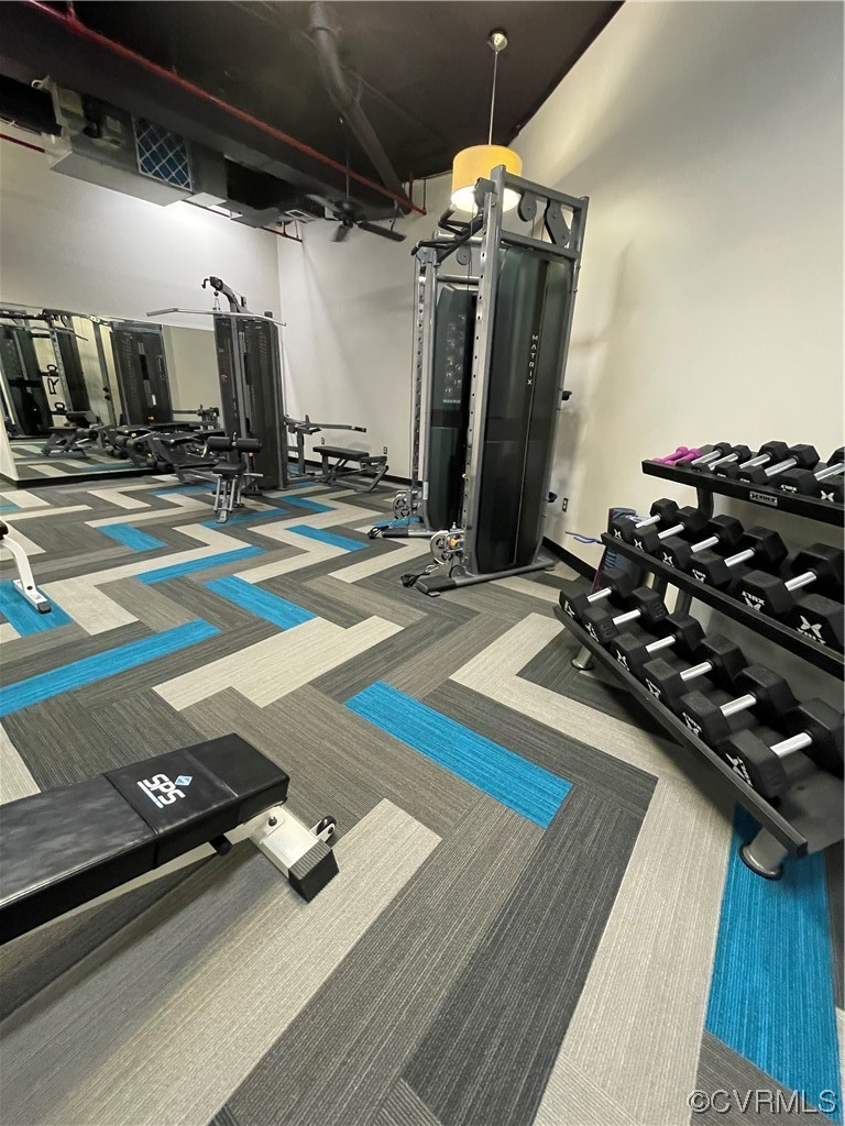 413 Stuart Circle, Unit U5E Richmond, VA 23220 - Photo 29 of 29 a view of a gym
