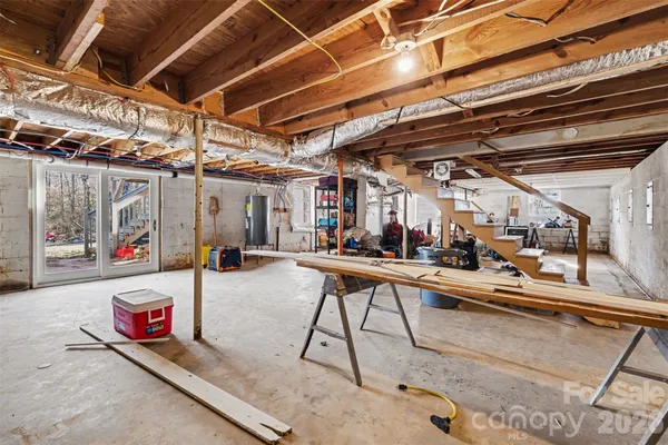 a view of a storage room with a lot of stuff