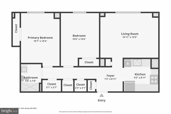 a view of a hallway with painted walls