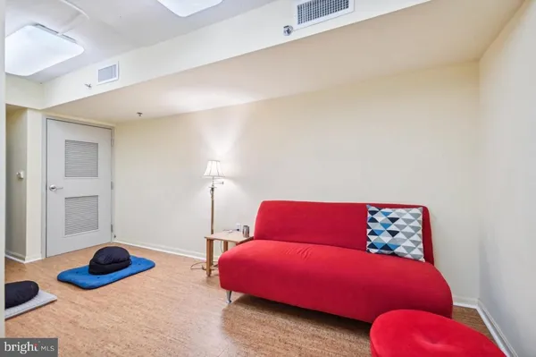 view of living room with furniture and flat screen tv