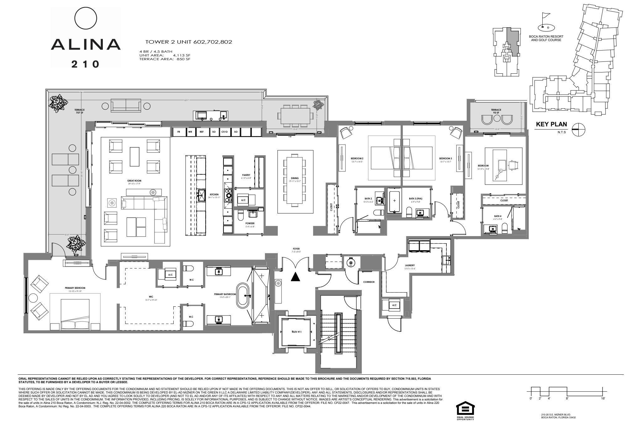 210 Southeast Mizner Boulevard, Unit 802 Boca Raton, FL 33432 - Photo 2 of 2 Alina 210 2-602,702,802