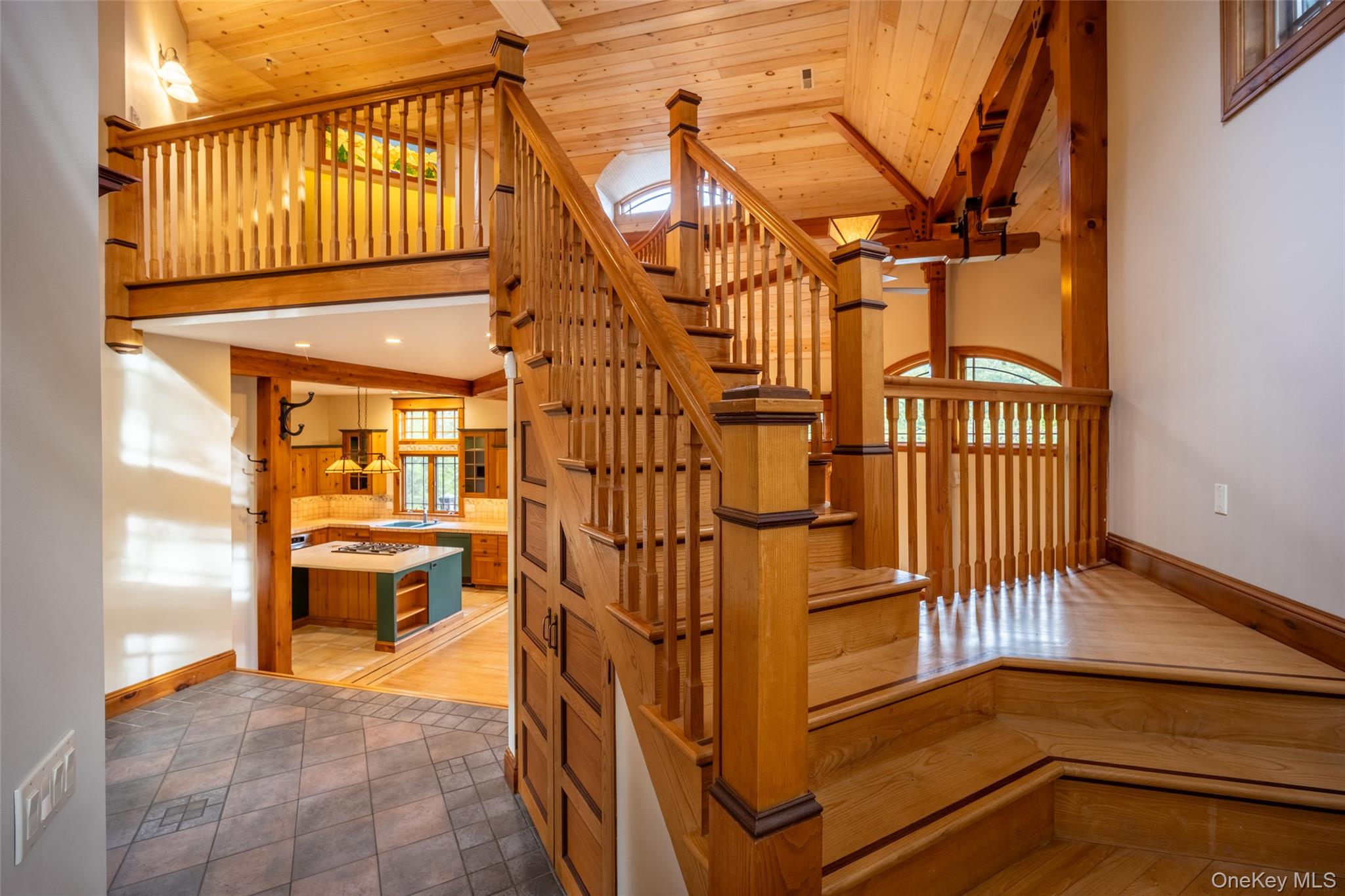 243 Hawleys Corners Road Highland, NY 12528 - Photo 26 of 44 a view of a hallway with wooden floor and staircase