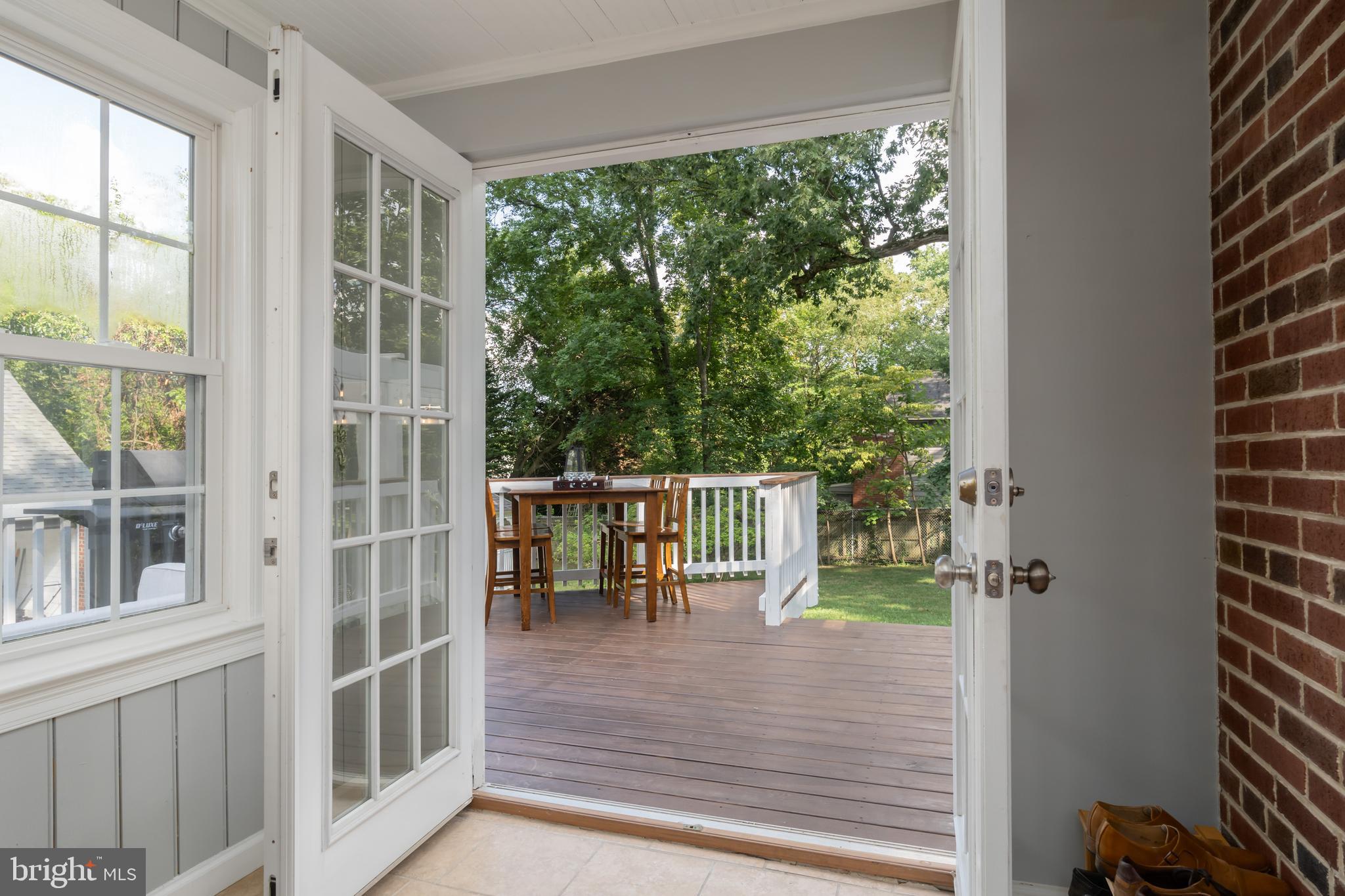 10421 Naglee Road Silver Spring, MD 20903 - Photo 16 of 50 French doors from mud room onto multi-level patio