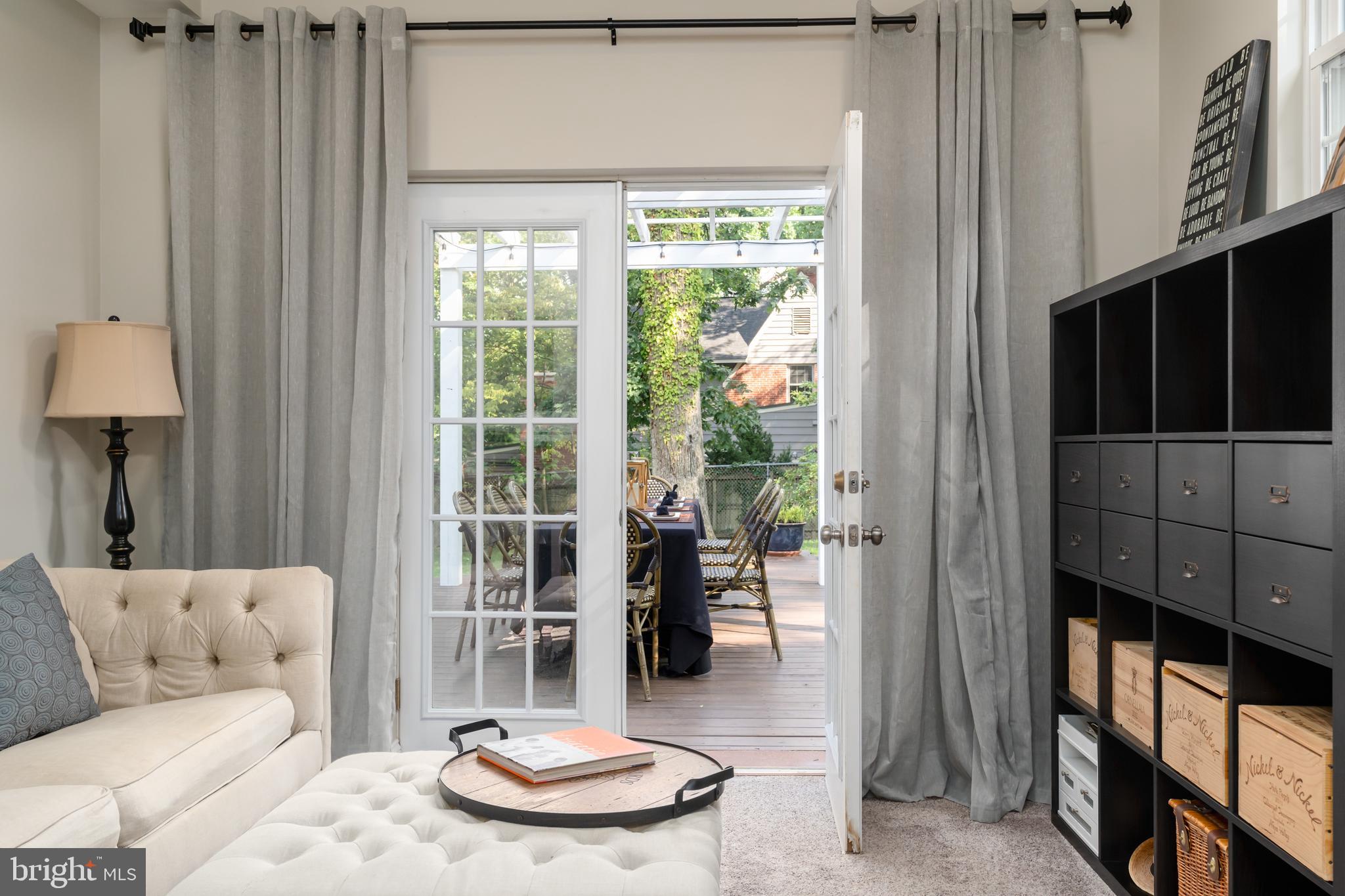 10421 Naglee Road Silver Spring, MD 20903 - Photo 19 of 50 French doors open onto additional entertaining