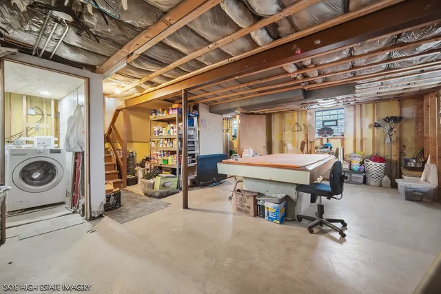 a room with gym equipment