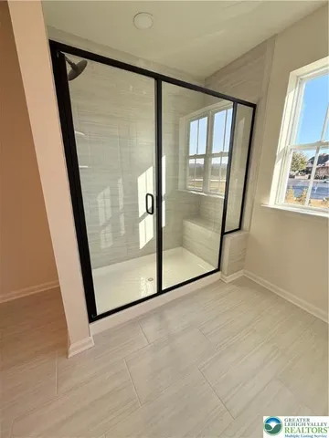 wooden floor and chair in a room
