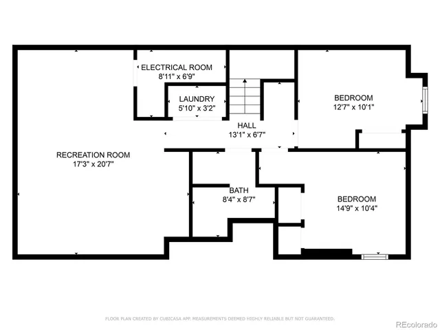 a picture of a floor plan