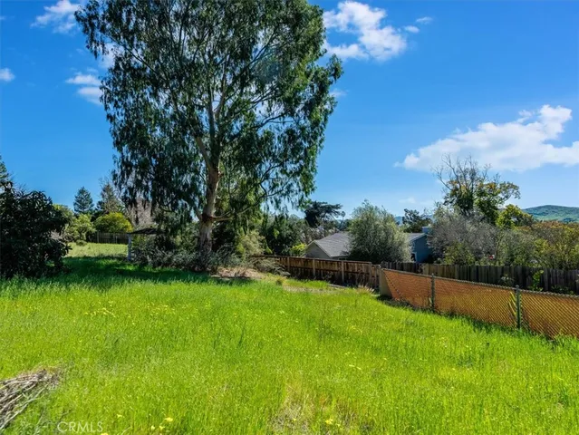 a view of a backyard with a garden