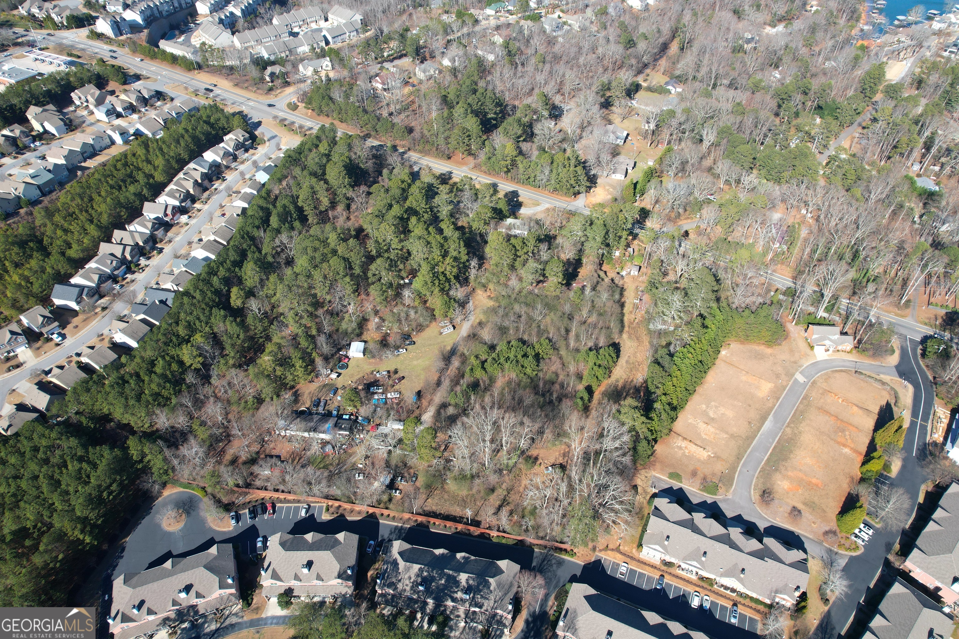 1740 Buford Dam Road Cumming, GA 30041 - Photo 13 of 17 an aerial view of a house with outdoor space