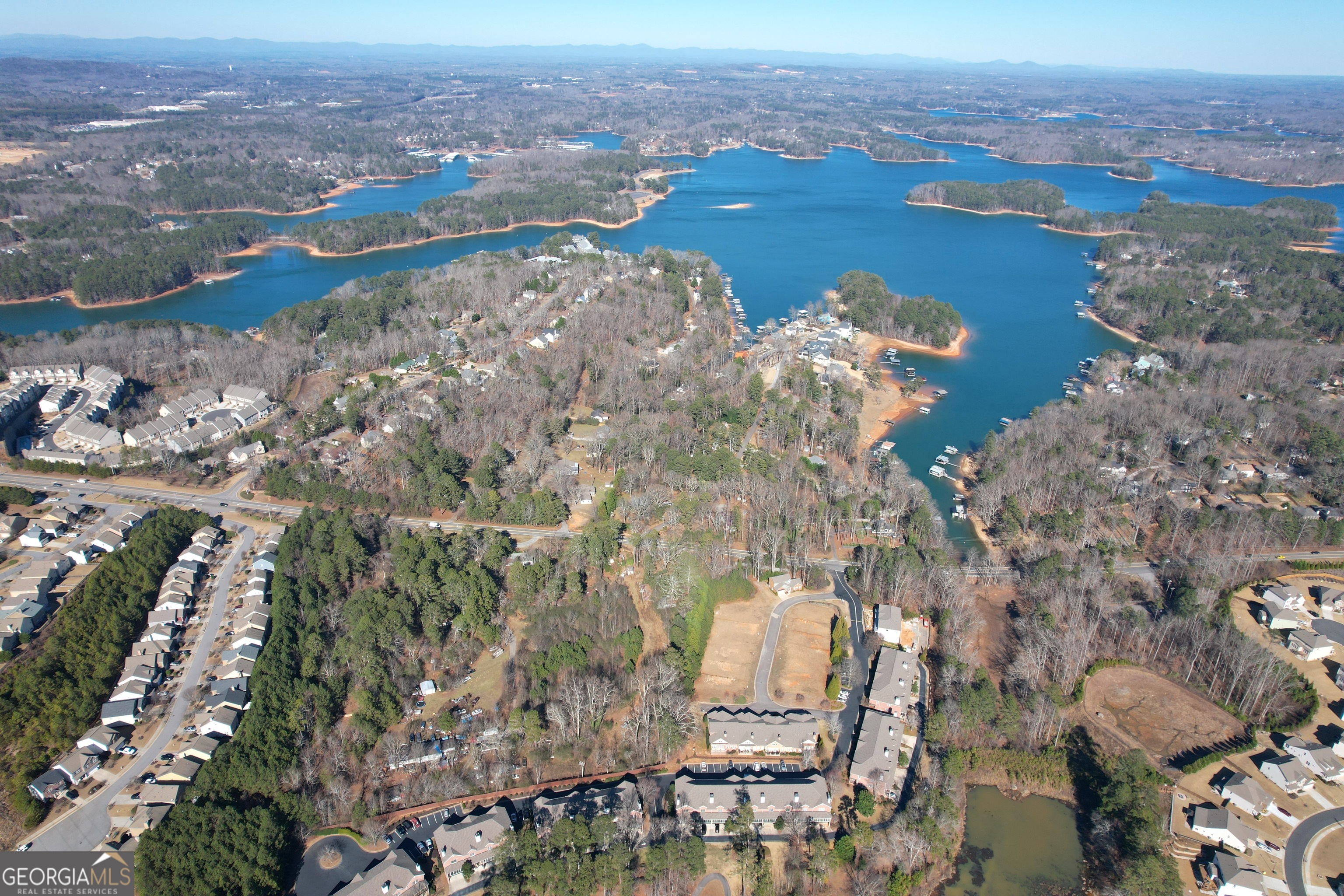 1740 Buford Dam Road Cumming, GA 30041 - Photo 9 of 17 an aerial view of a house with a outdoor space