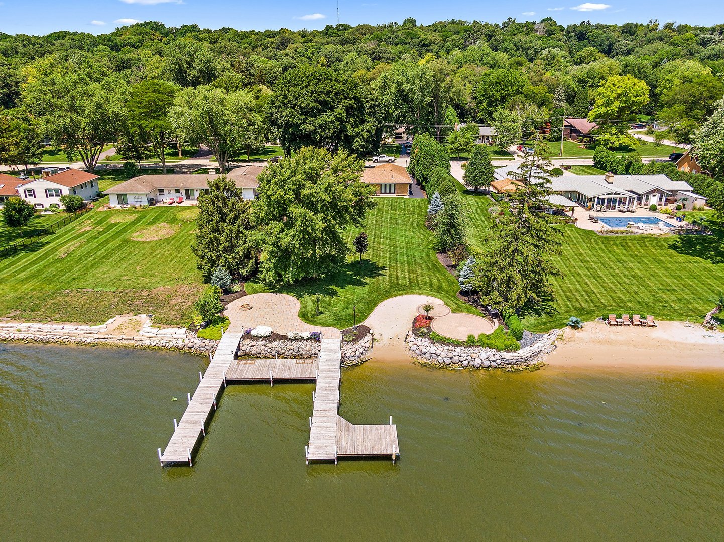 1037 North Harrison Street Algonquin, IL 60102 - Photo 41 of 46 a view of a lake with a mountain