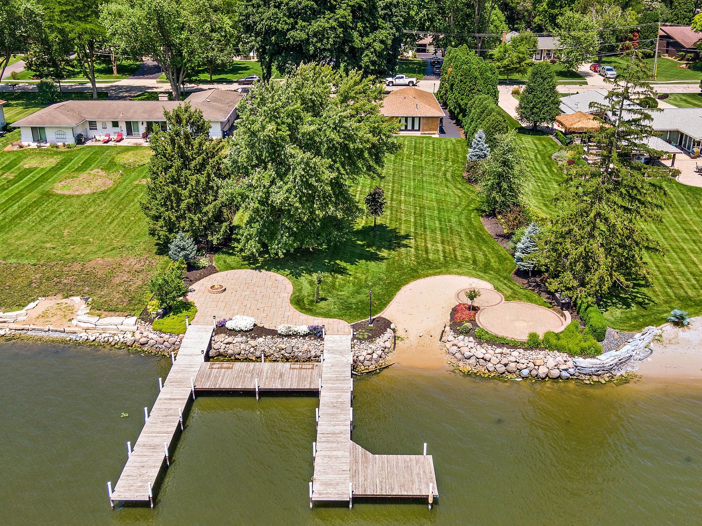 1037 North Harrison Street Algonquin, IL 60102 - Photo 42 of 46 a view of a lake from a balcony