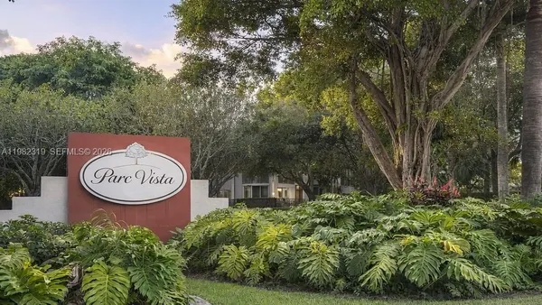 a view of a sign of a park