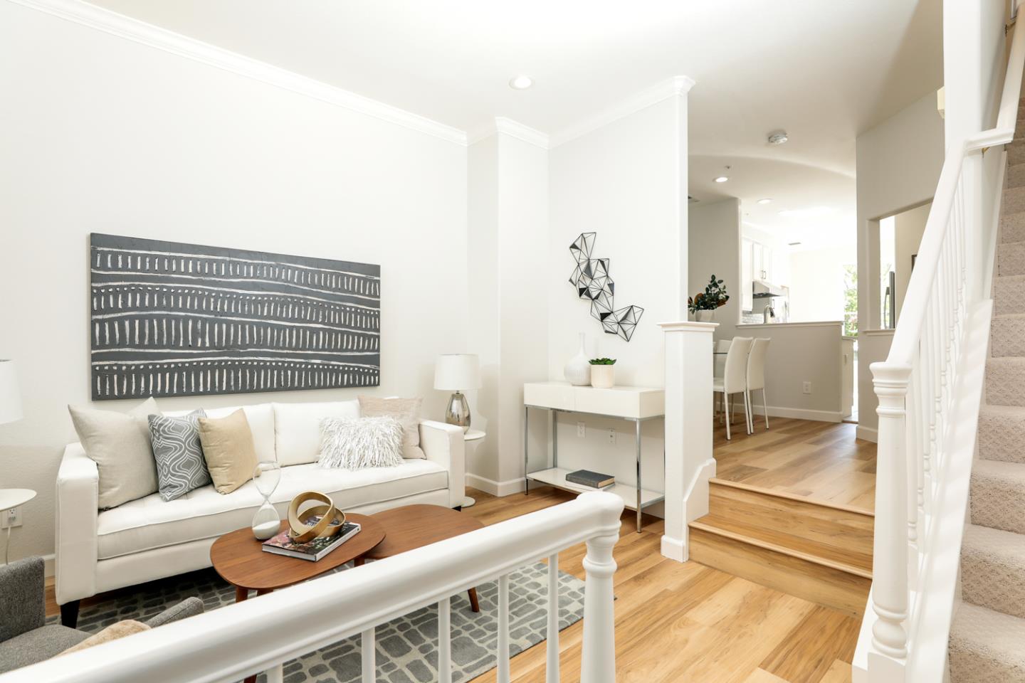2105 Showers Drive Mountain View, CA 94040 - Photo 1 of 26 a living room with furniture and a fireplace