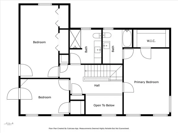 a picture of a floor plan