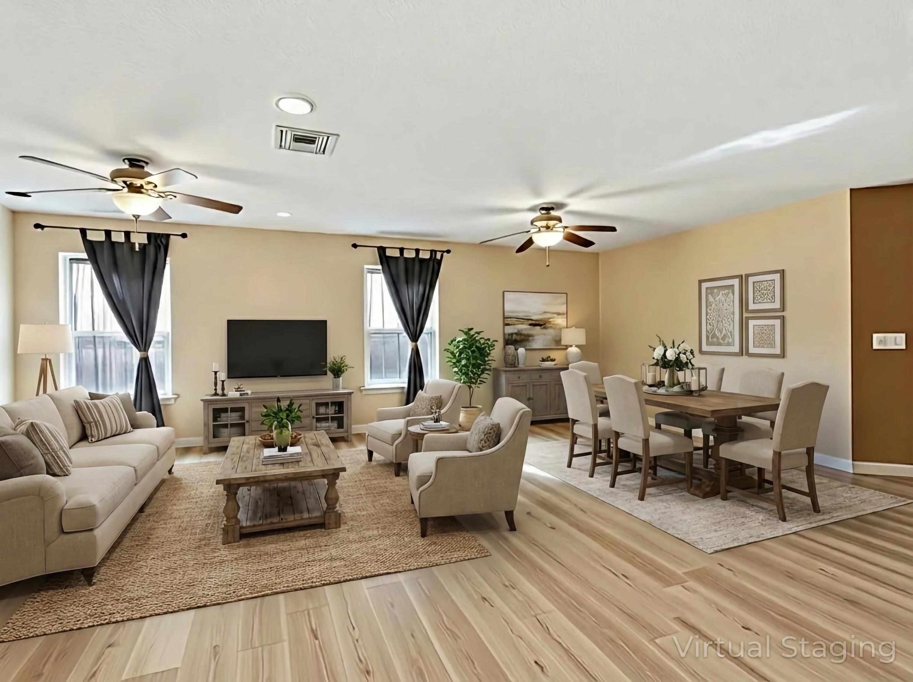 21321 Sawmill Court Boca Raton, FL 33498 - Photo 12 of 56 Living Dining Staged