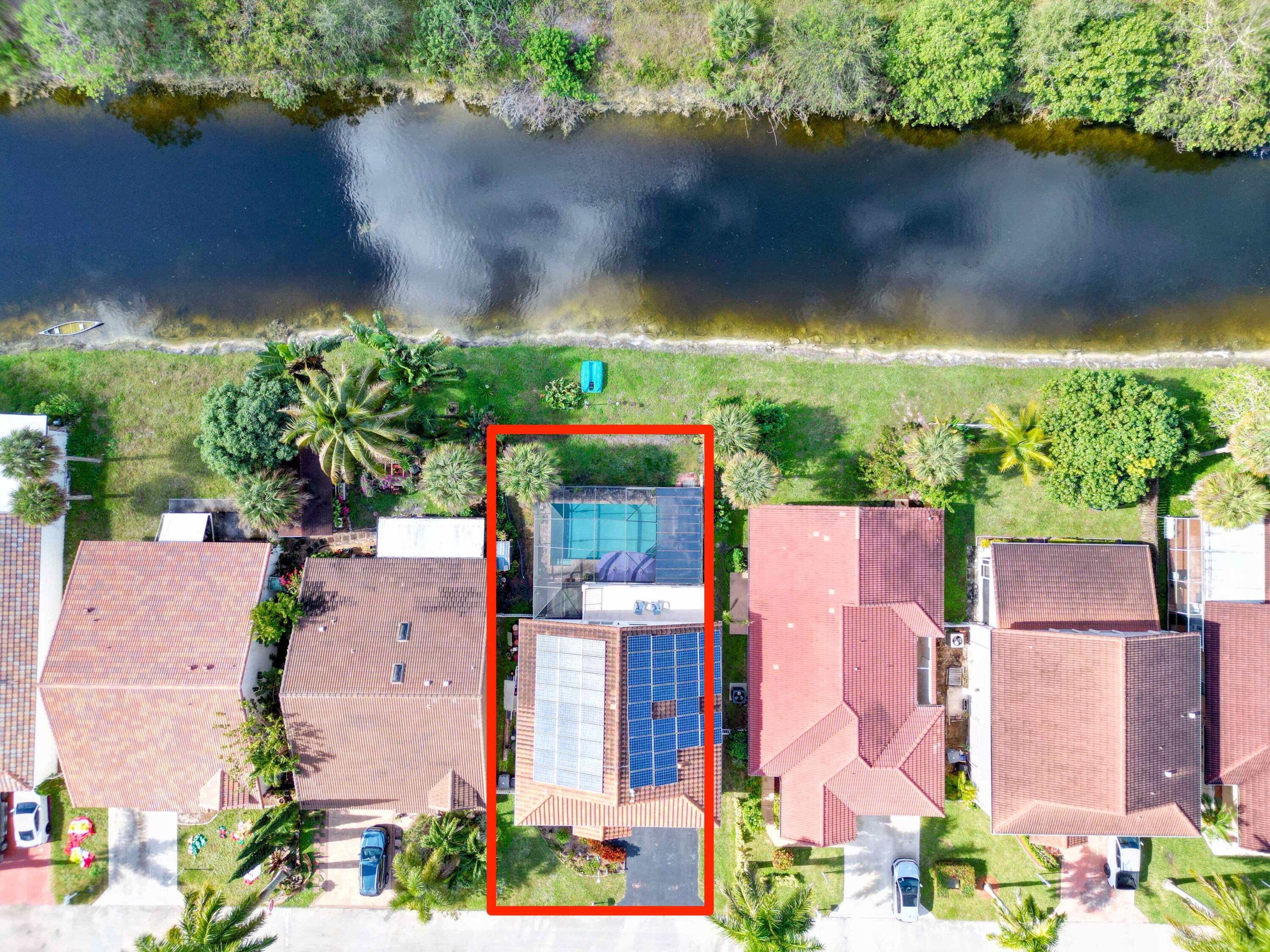 21321 Sawmill Court Boca Raton, FL 33498 - Photo 46 of 56 Drone Above Lot