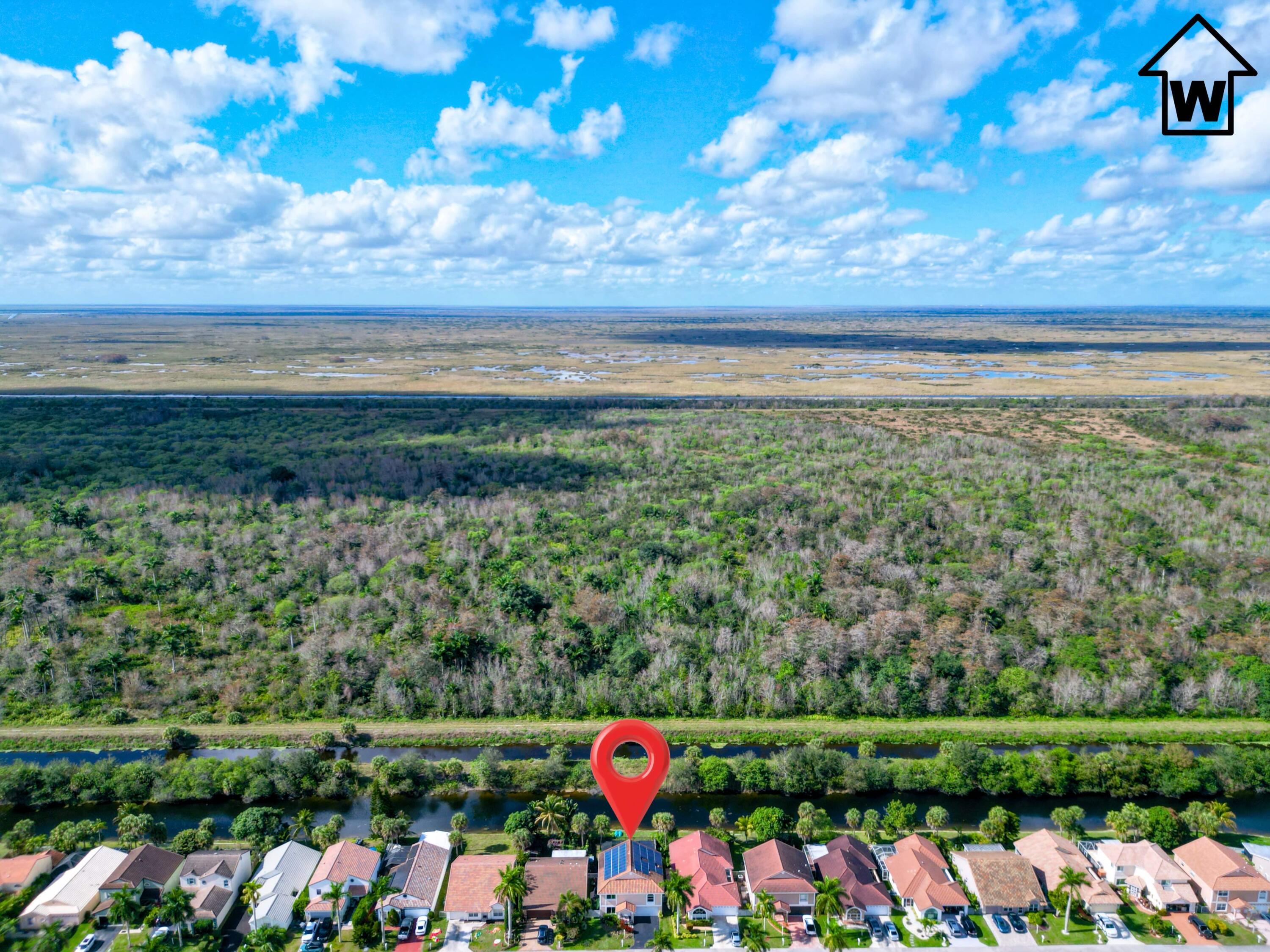 21321 Sawmill Court Boca Raton, FL 33498 - Photo 51 of 56 Panoramic to West-Preserve