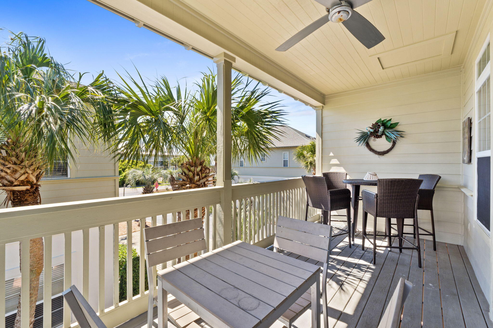 8329 East County Highway 30A, Unit 8 Seacrest, FL 32461 - Photo 6 of 21 a view of a balcony with furniture
