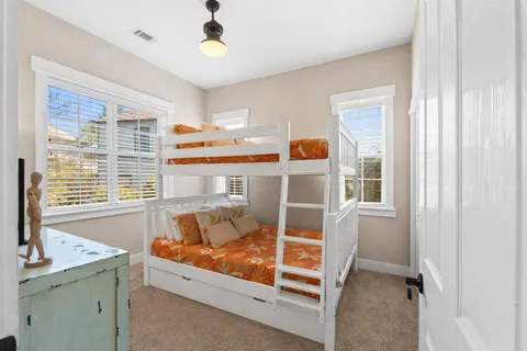 a room with furniture and windows