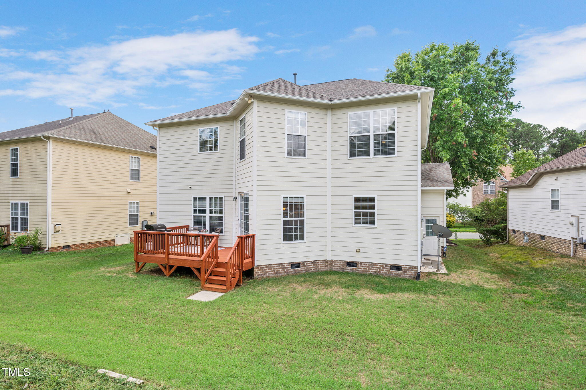 1106 Bellenden Drive Durham, NC 27713 - Photo 32 of 40 a view of a house with a backyard