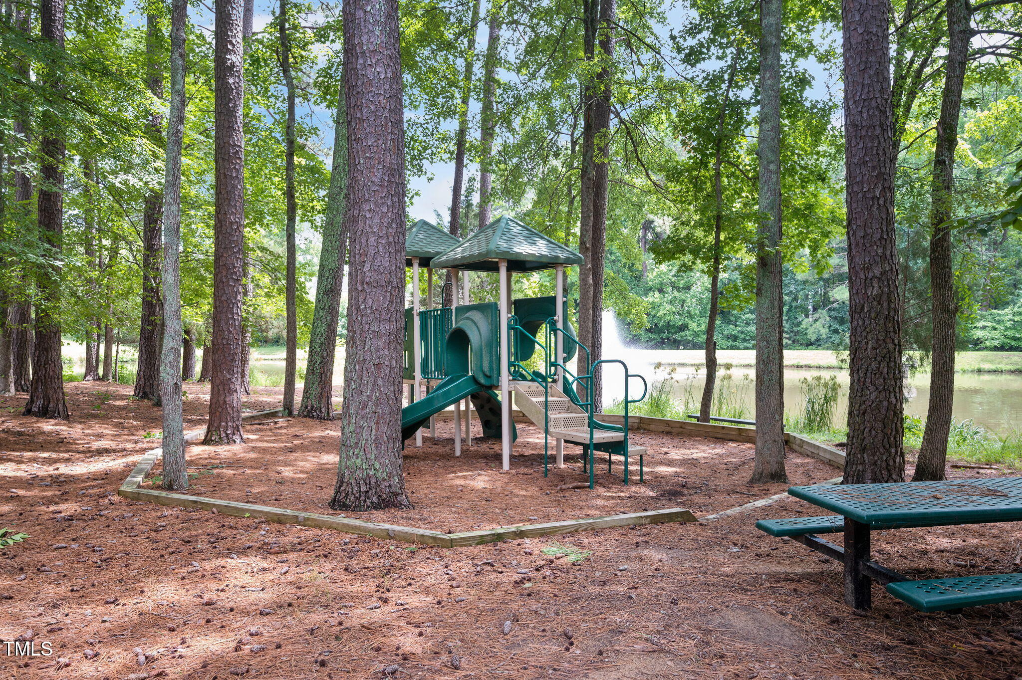 1106 Bellenden Drive Durham, NC 27713 - Photo 37 of 40 a view of a patio with a table chairs and a backyard