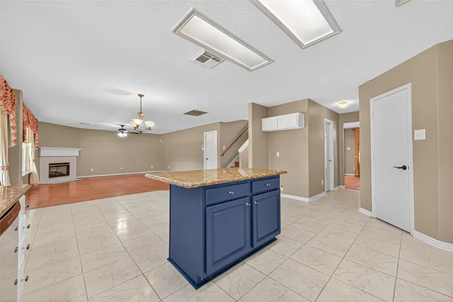 a view interior of a house and chandelier