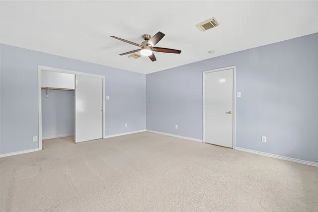 a view of an empty room