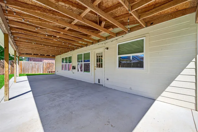 a view of residential houses with stairs