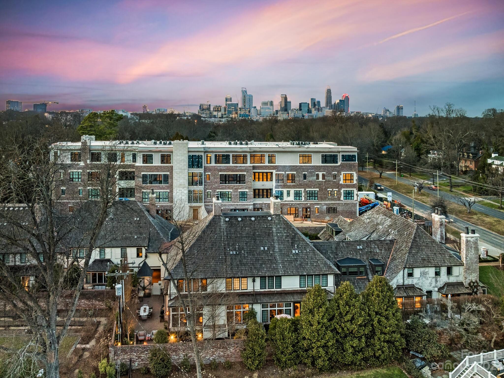 1200 Queens Road Charlotte, NC 28207 - Photo 41 of 42 a view of a city with tall buildings