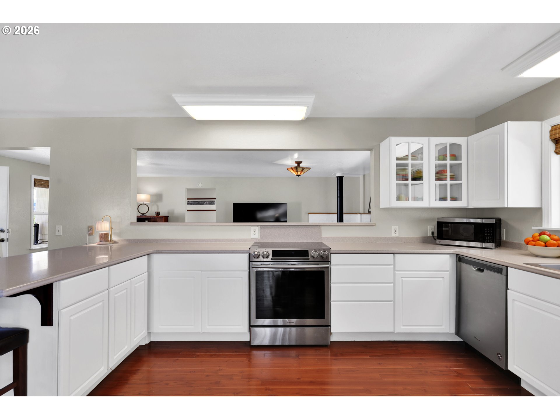 84816 Cloverdale Road Creswell, OR 97426 - Photo 13 of 48 a kitchen with a sink cabinets and stainless steel appliances
