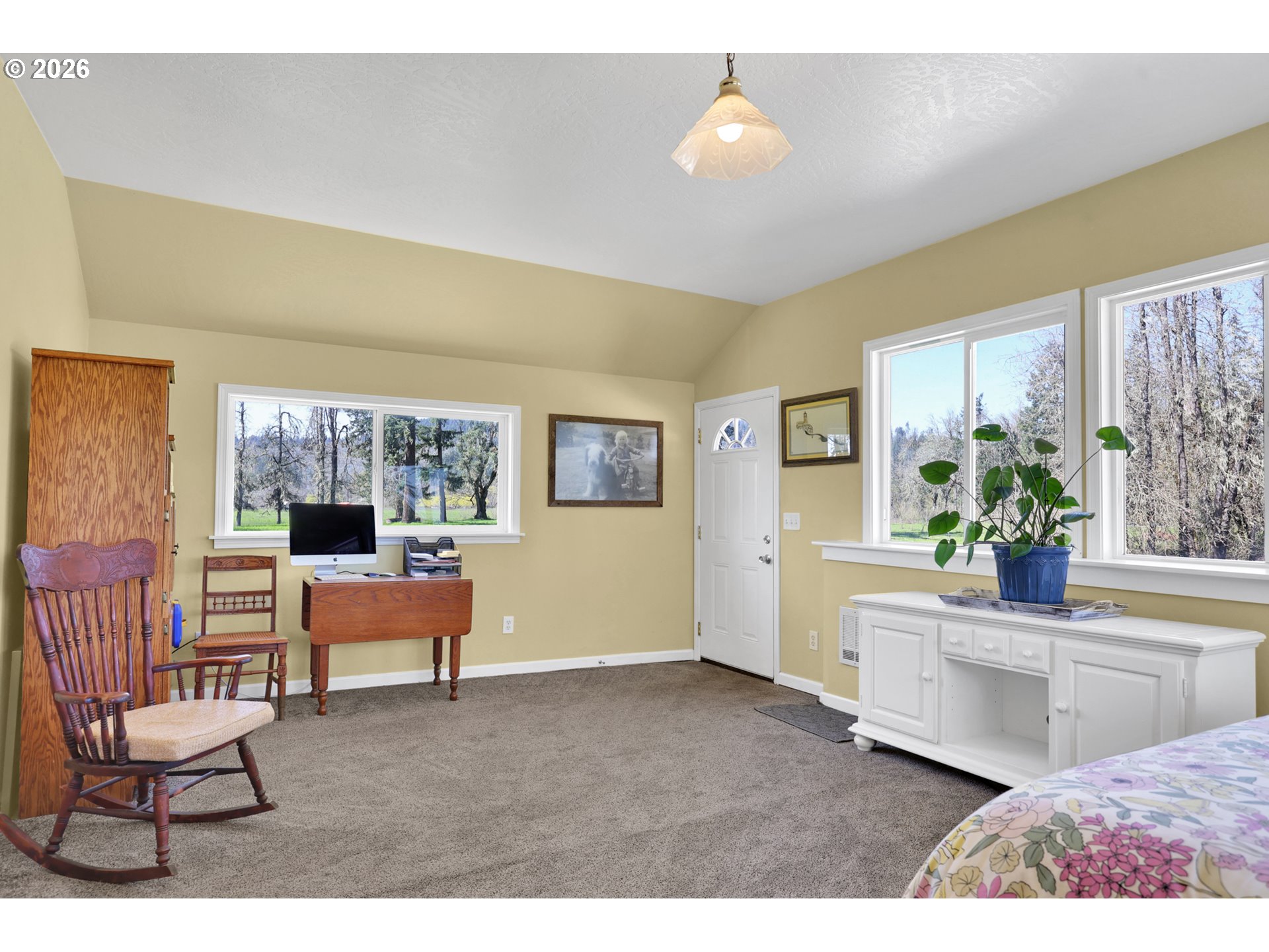 84816 Cloverdale Road Creswell, OR 97426 - Photo 18 of 48 a living room with furniture and a large window