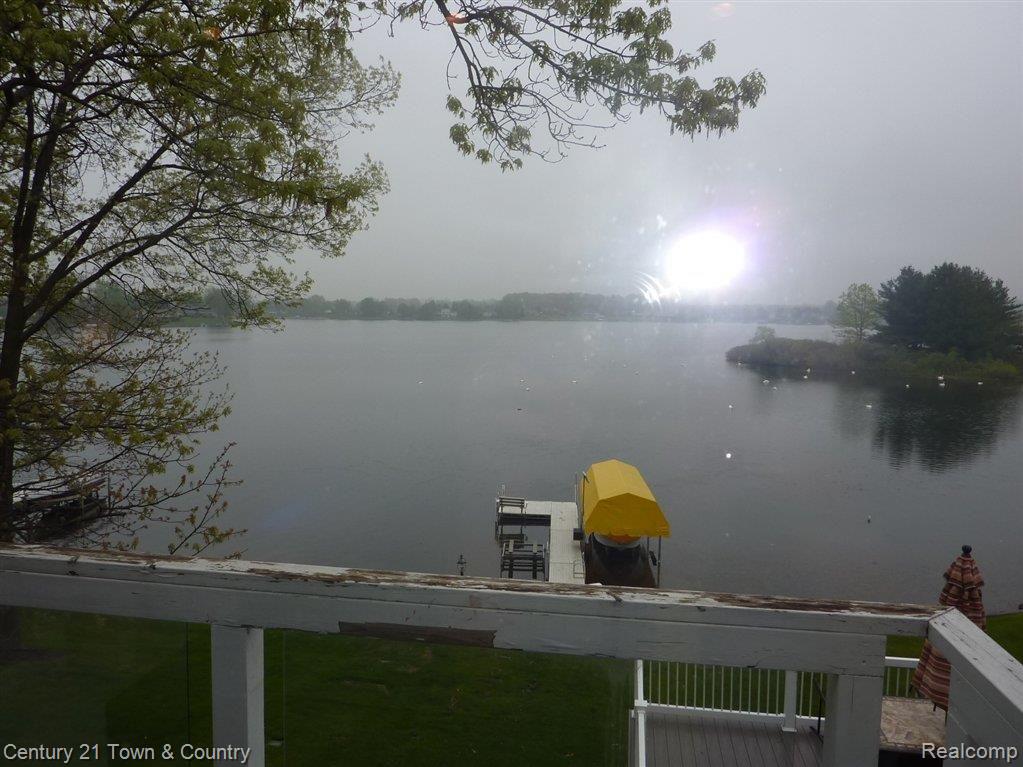 9255 Ridge Road Goodrich, MI 48438 - Photo 20 of 25 LAKE VIEW FROM DECK