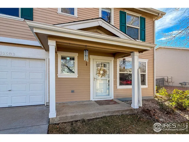 a view of a house with a small porch